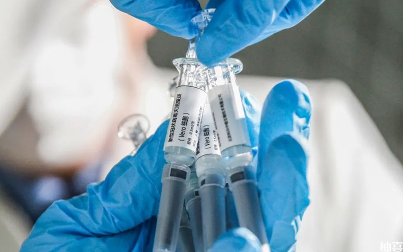 新冠疫苗外包装示意图